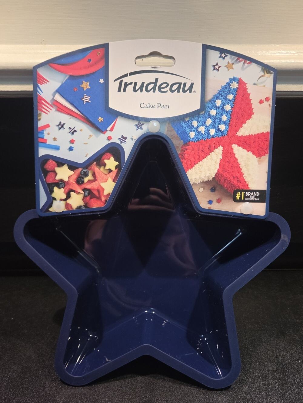 Silicone Star Cake Pan 10 Inch Large Nonstick Star Shaped Mold Baking Trudeau